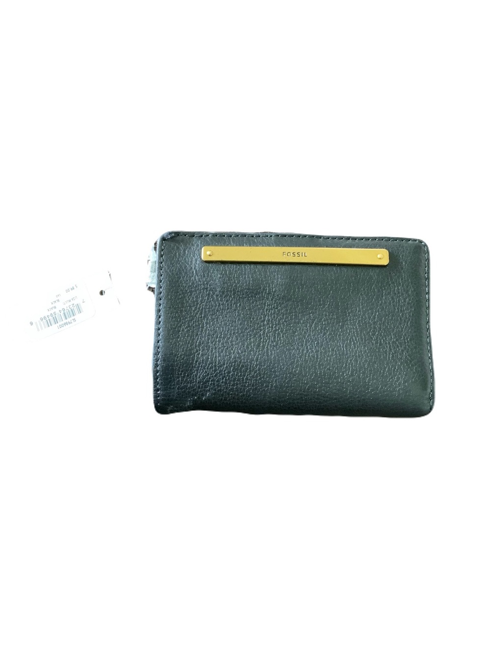 Fossil Black Liza Leather Multifunctional Wallet With Price Tag